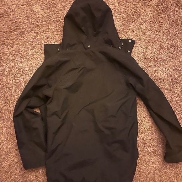 Columbia Men's Dark Hooded Raincoat - Picture 5 of 5